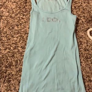 Bride Victoria’s Secret light blue I DO tank top